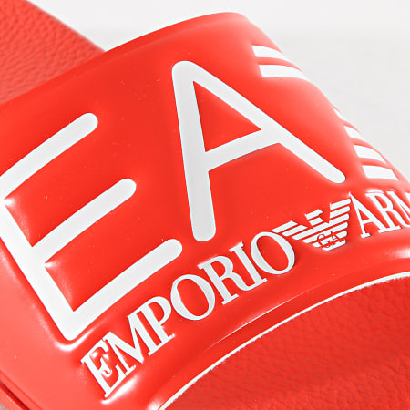 EA7 Emporio Armani - Claquettes Slipper Visibility XCP001-XCC22 Rouge