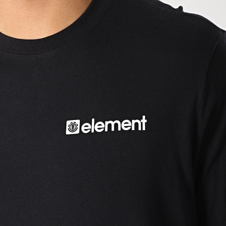 Element - Tee Shirt Manches Longues Joint Noir