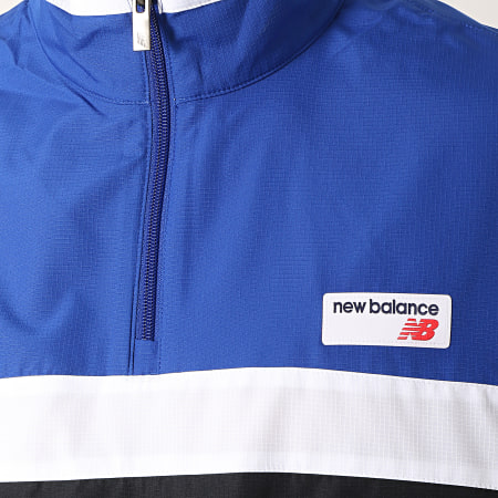 New Balance - Coupe-Vent Athletics 691600-60 Noir Blanc Bleu Roi