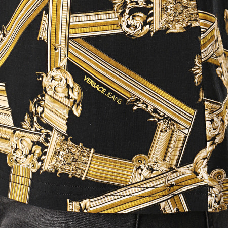 Versace Jeans Couture - Tee Shirt TUM601 Basic B3GTB7R0-S0503 Noir Renaissance 