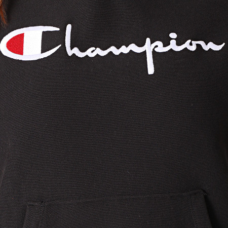Champion - Sweat Capuche Femme 111555 Noir