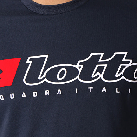 Lotto - Tee Shirt Avec Bandes Athletica 211187 Bleu Marine 