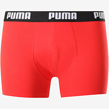 Puma - Lot De 2 Boxers 521015001 Noir Rouge