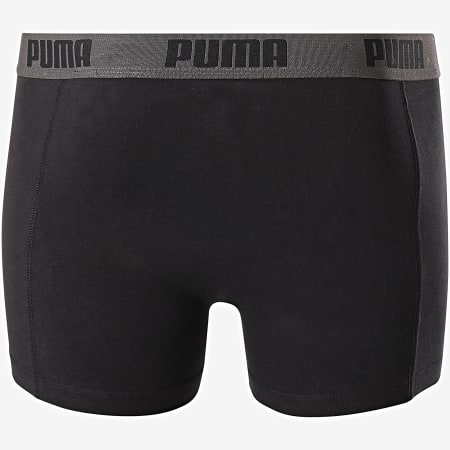 Puma - Set di 2 boxer 521015001 nero grigio antracite