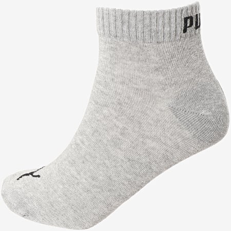 Puma - Set di 3 paia di calzini 271080001 Bianco nero grigio erica