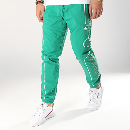 Adidas Originals - Pantalon Jogging A Bandes Flamestrike DU8128 Vert