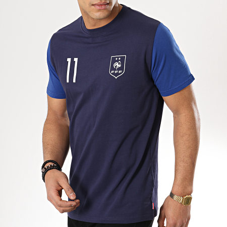 FFF - Tee Shirt Player Dembele N°11 F18009 Bleu Marine