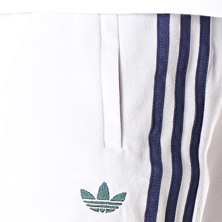 Adidas Originals - Pantalon Jogging A Bandes Velour FH7911 Gris
