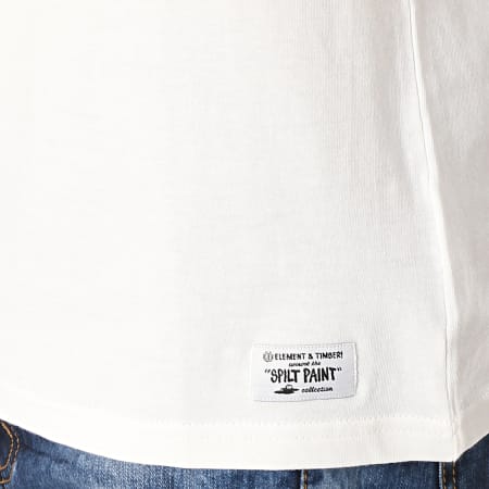 Element - Tee Shirt Painted Blanc