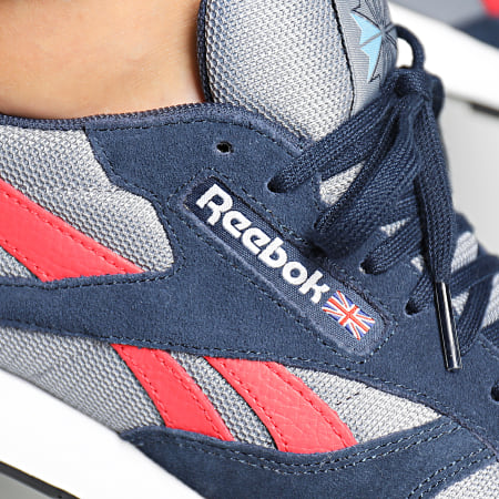 Reebok - Baskets Classic Leather DV3836 Cold Grey Navy White Red