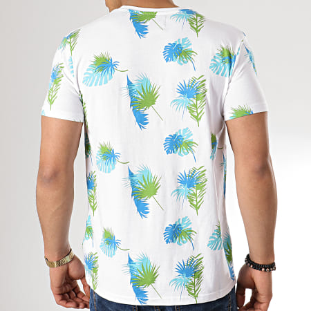 American People - Tee Shirt Surd Blanc Floral
