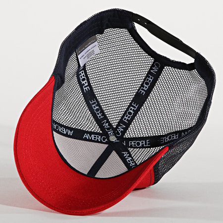 American People - Casquette Trucker Tage Rouge Bleu Marine
