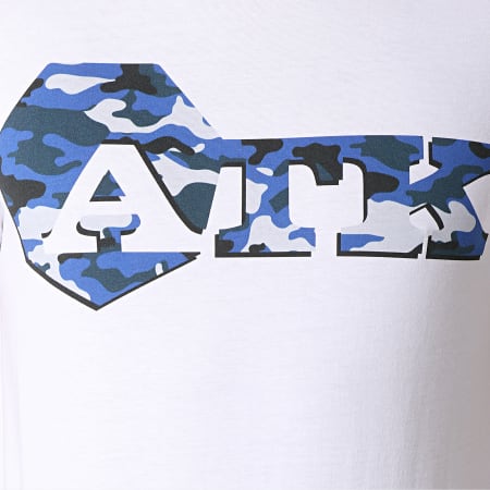 ATK - Maglietta con logo bianco camo blu