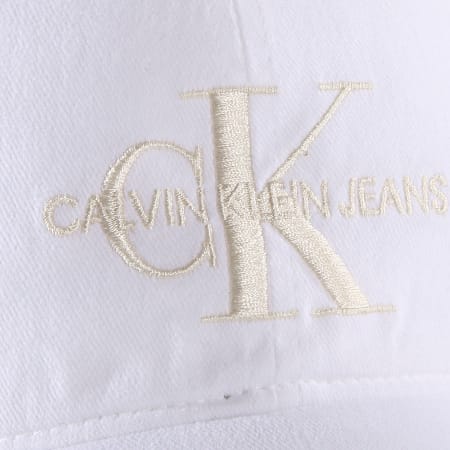 Calvin Klein - Casquette Monogram 4561 Blanc