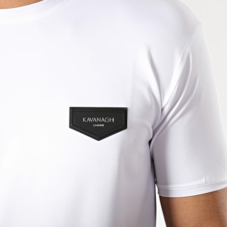Gianni Kavanagh - Tee Shirt Oversize Faded Nostalgic Blanc Dégradé Noir Floral
