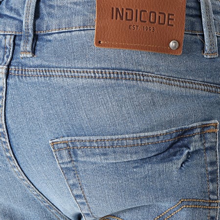 Indicode Jeans - Short Jean Kaden Bleu Denim