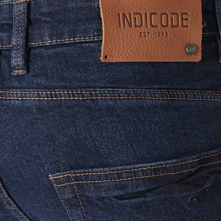 Indicode Jeans - Short Jean Kaden Bleu Brut