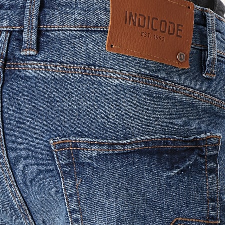 Indicode Jeans - Short Jean Kaden Bleu Denim