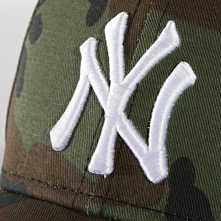 New Era - Casquette New York Yankees League 80468937 Vert Kaki Camouflage 