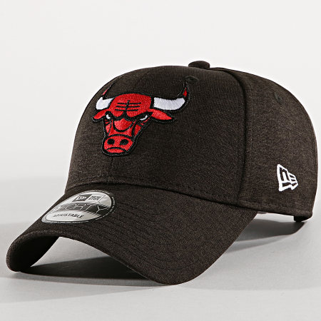 New Era - Casquette Chicago Bulls Shadow 11480562 Gris Anthracite Chiné