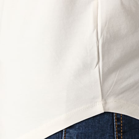 SikSilk - Tee Shirt Oversize 13520 Ecru Noir