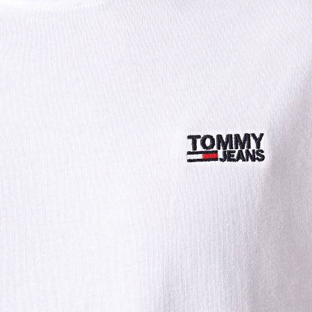 Tommy Hilfiger - Tee Shirt Color Block 6075 Blanc