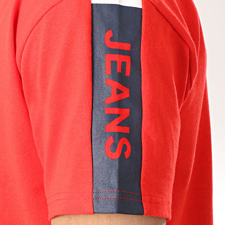 Tommy Hilfiger - Tee Shirt Avec Bandes Sleeve Graphic 6082 Rouge