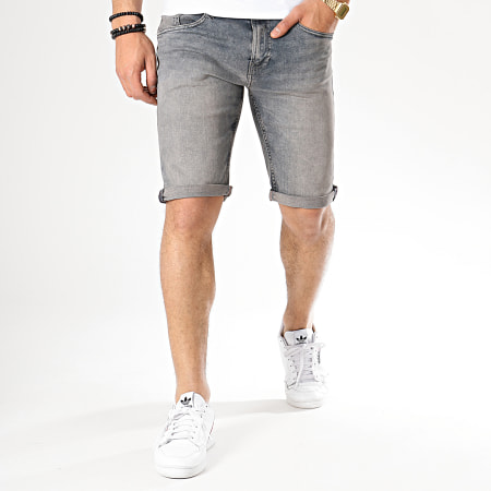 Tommy Jeans - Short Jean Ronnie 6285 Gris Anthracite