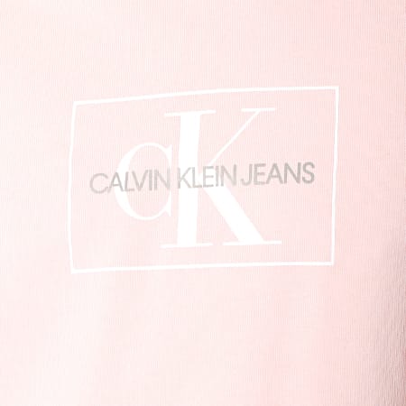 Calvin Klein - Sweat Capuche Box Monogram 3090 Rose