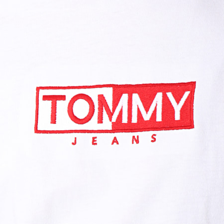 Tommy Hilfiger - Tee Shirt Manches Longues Logo 5661 Blanc