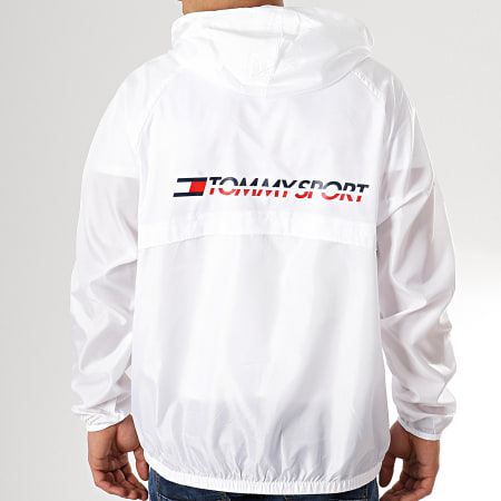 Tommy Hilfiger - Coupe-Vent Back Logo 0064 Blanc