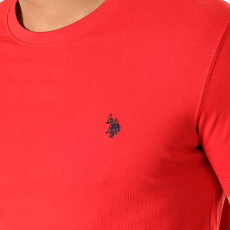 US Polo ASSN - Tee Shirt Horse Logo Rouge