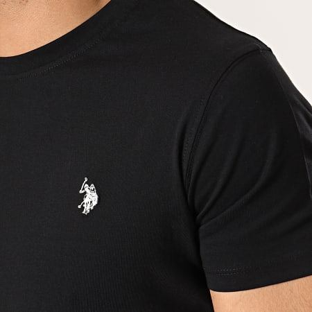 US Polo ASSN - Tee Shirt Horse Logo Noir
