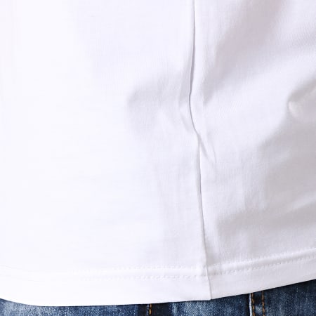 Zayne Paris  - Tee Shirt Avec Bandes TX-182 Blanc