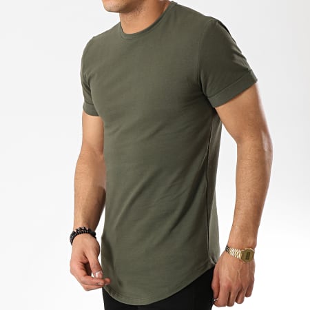Aarhon - Tee Shirt Oversize 1804 Vert Kaki