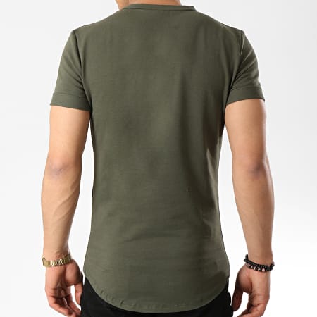 Aarhon - Tee Shirt Oversize 1804 Vert Kaki