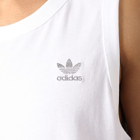 Adidas Originals - Débardeur Monogram DV2024 Blanc Gris