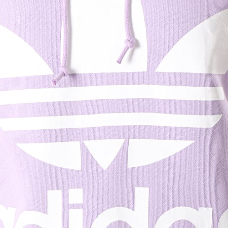Adidas Originals - Sweat Capuche Femme Trefoil DV2566 Lilas