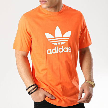 Adidas Originals - Tee Shirt Trefoil DZ4572 Orange