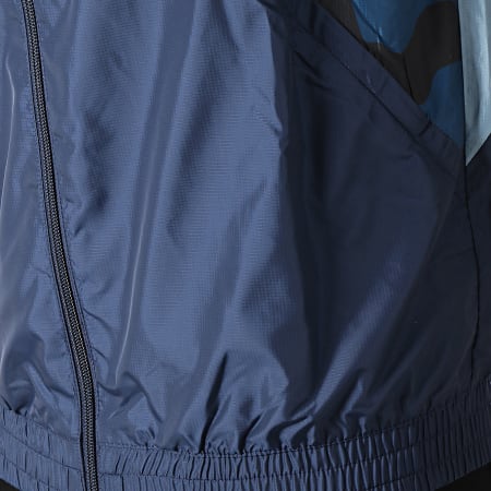 Adidas Originals - Veste Zippée A Bandes Camo WB DX3660 Bleu Marine Camouflage