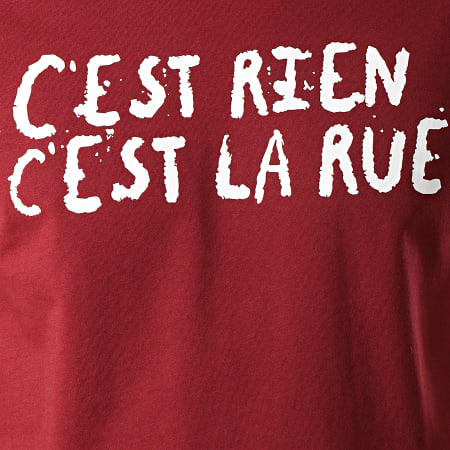 C'est Rien C'est La Rue - Camiseta 21 Burdeos