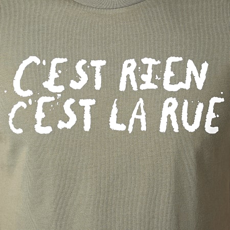 C'est Rien C'est La Rue - Tee Shirt 21 Vert Kaki