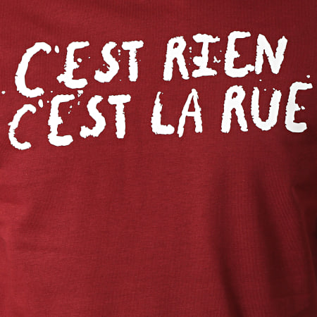 C'est Rien C'est La Rue - Tee Shirt Manches Longues 21 Bordeaux