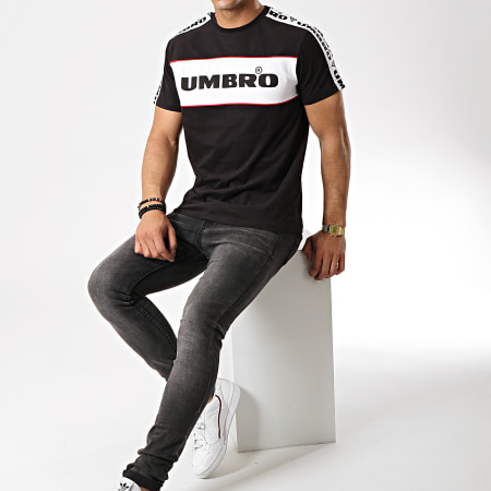 Umbro - Tee Shirt Avec Bandes Street 716590-60 Noir