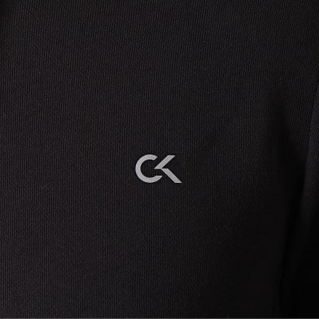 Calvin Klein - Sweat Zippé Capuche Performance J432 Noir Blanc
