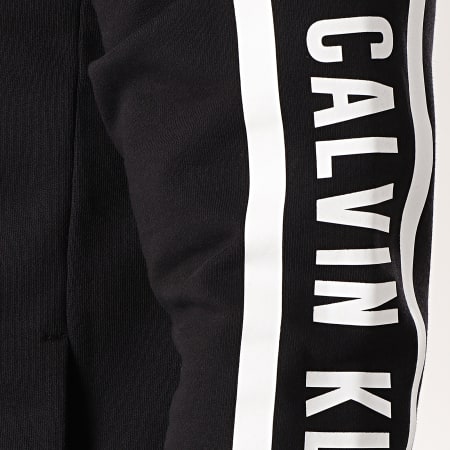 Calvin Klein - Sweat Zippé Capuche Performance J432 Noir Blanc