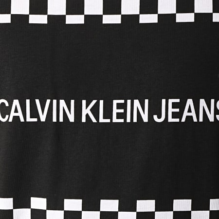 Calvin Klein - Tee Shirt Box Logo 2130 Noir Blanc 