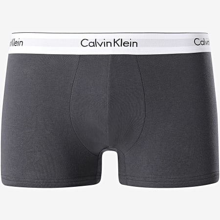 Calvin Klein - Lot de 2 Boxers NB1086A Rouge Gris Blanc