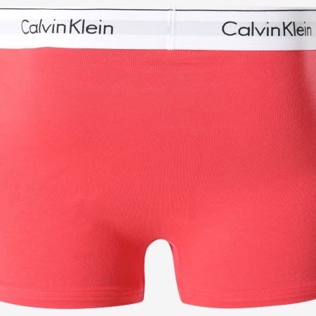 Calvin Klein - Lot de 2 Boxers NB1086A Rouge Gris Blanc