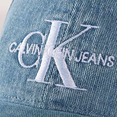 Calvin Klein - Casquette Monogram Denim 4559 Bleu Clair